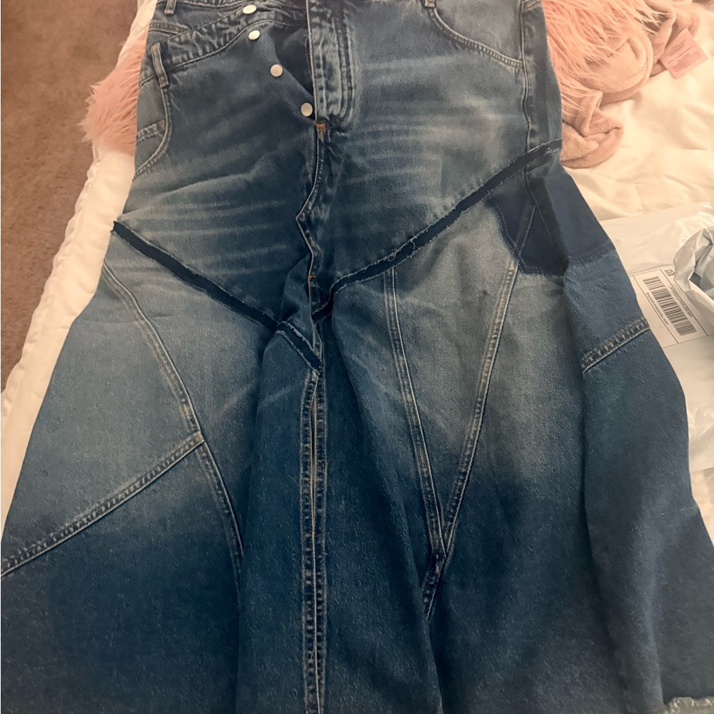 Pilcro Blue Women's skirt